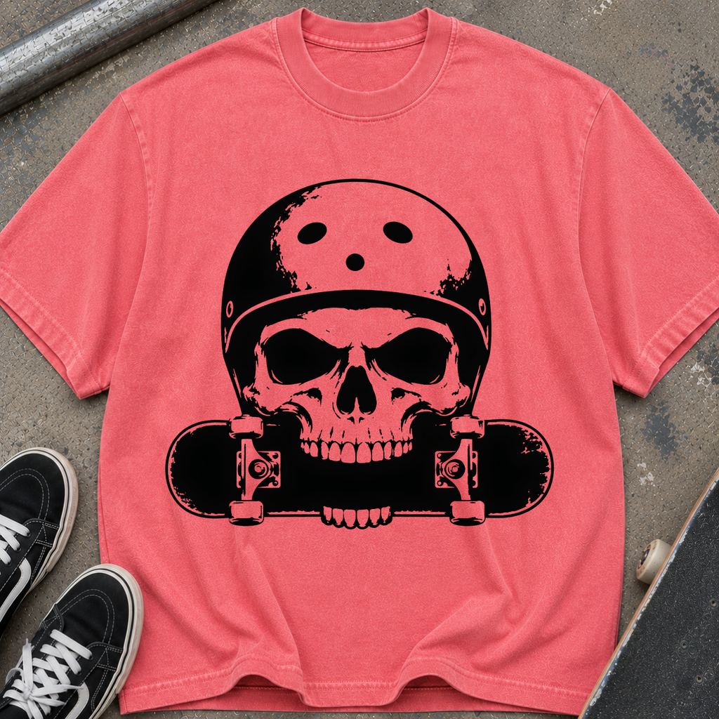 Skull & Skateboard T-Shirt