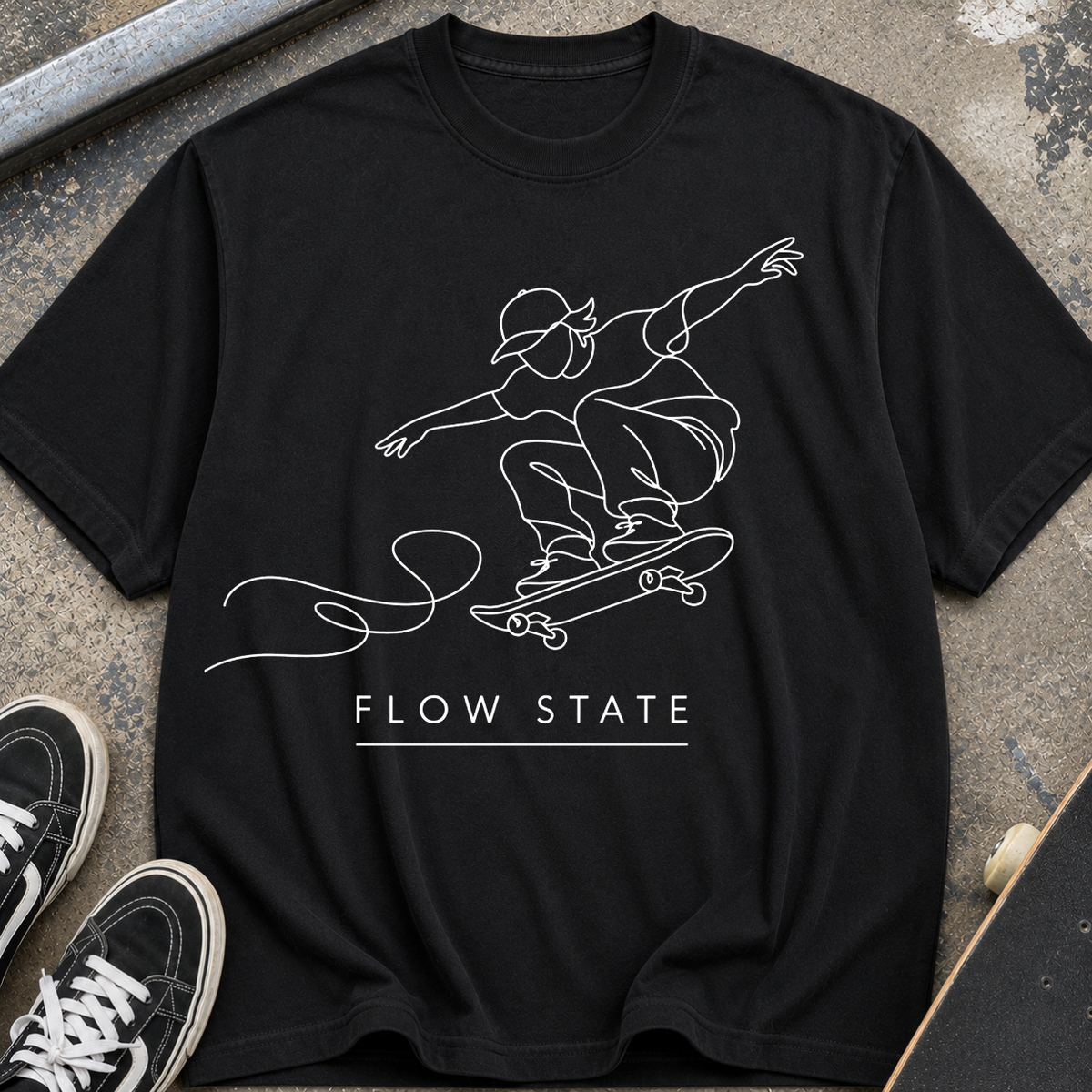 Flow State Skateboarder T-Shirt