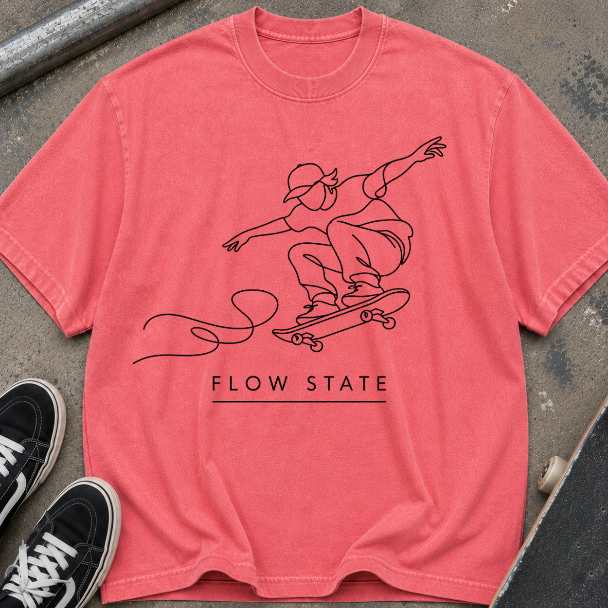 Flow State Skateboarder T-Shirt
