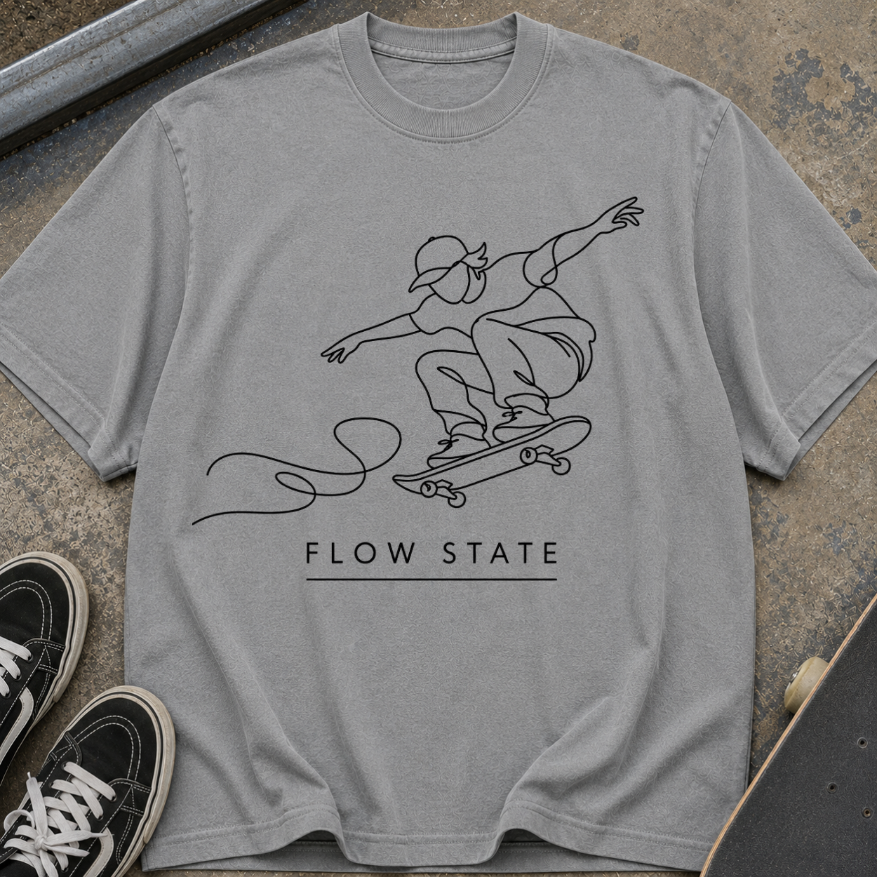 Flow State Skateboarder T-Shirt
