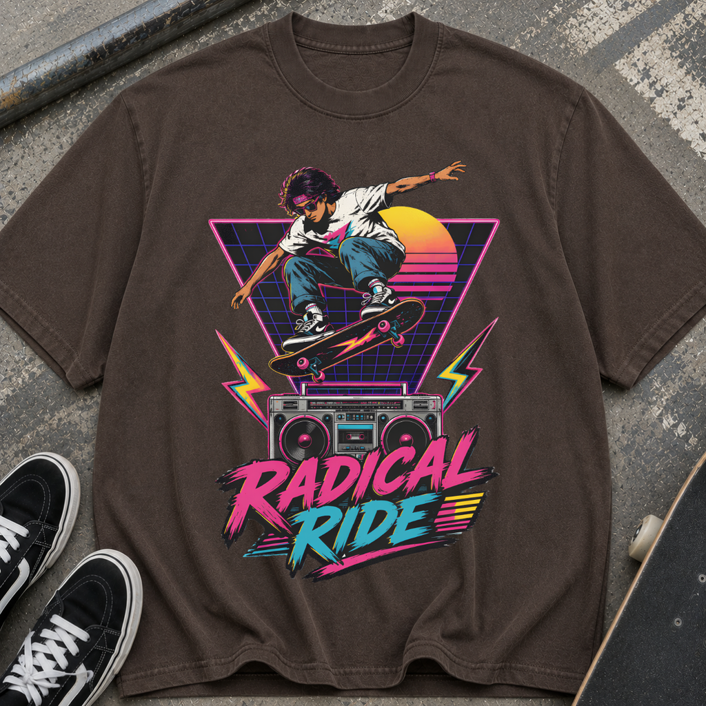 Radical Ride Skateboard T‑Shirt