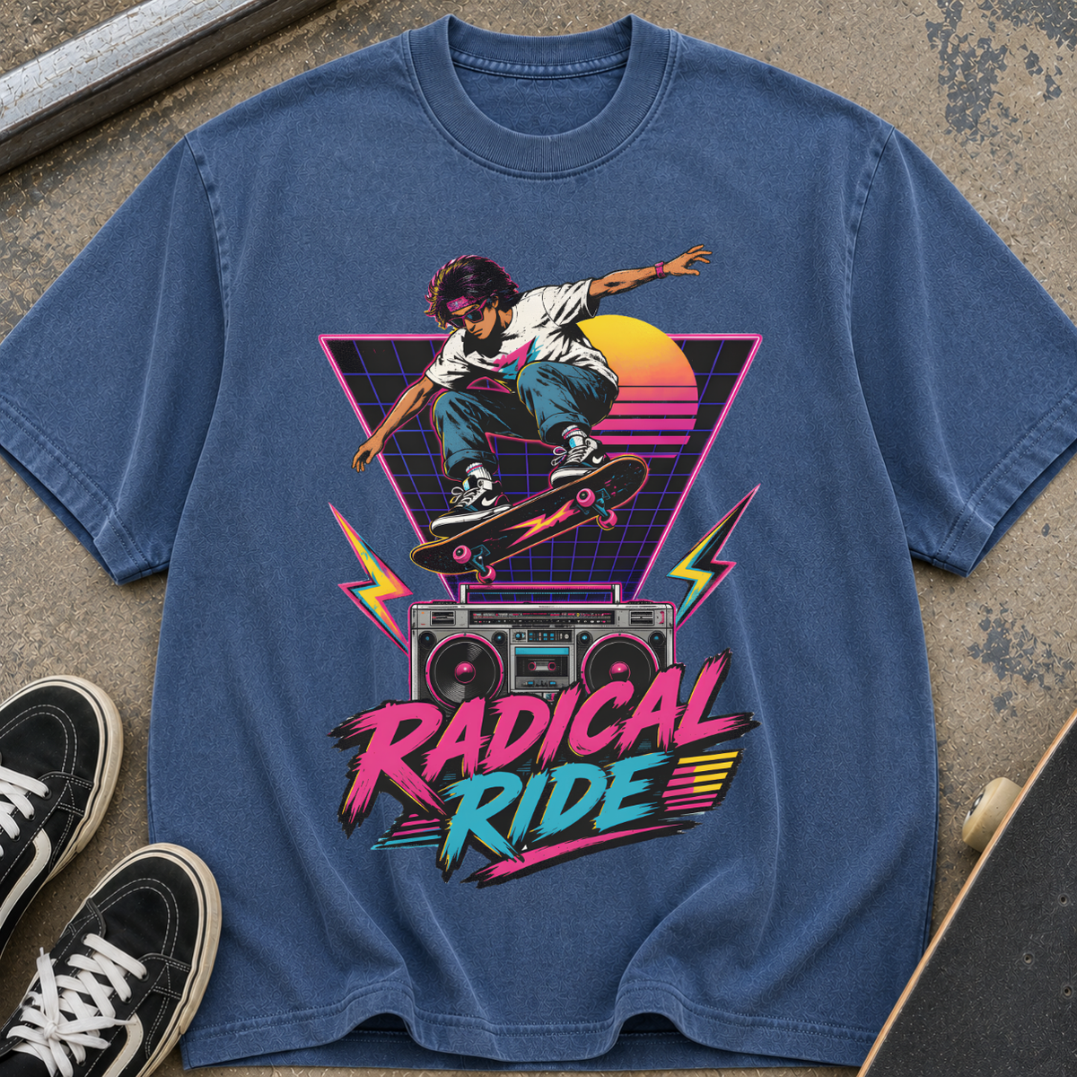 Radical Ride Skateboard T‑Shirt