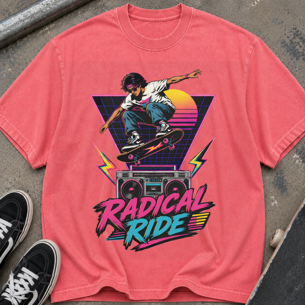 Radical Ride Skateboard T‑Shirt