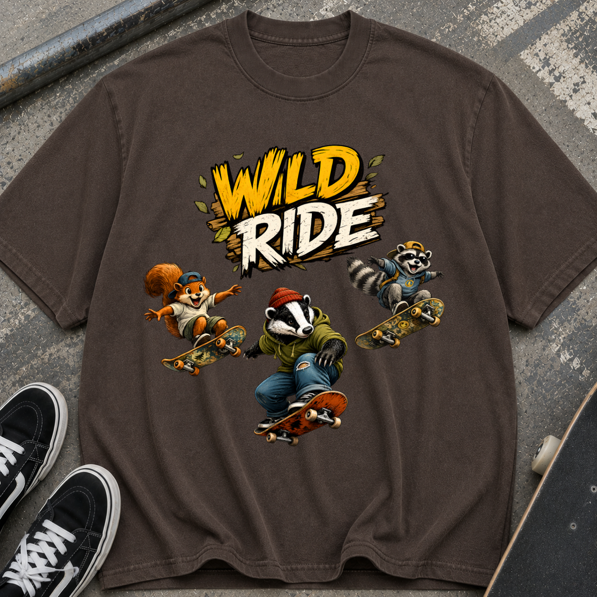Wild Ride Skateboard T-Shirt