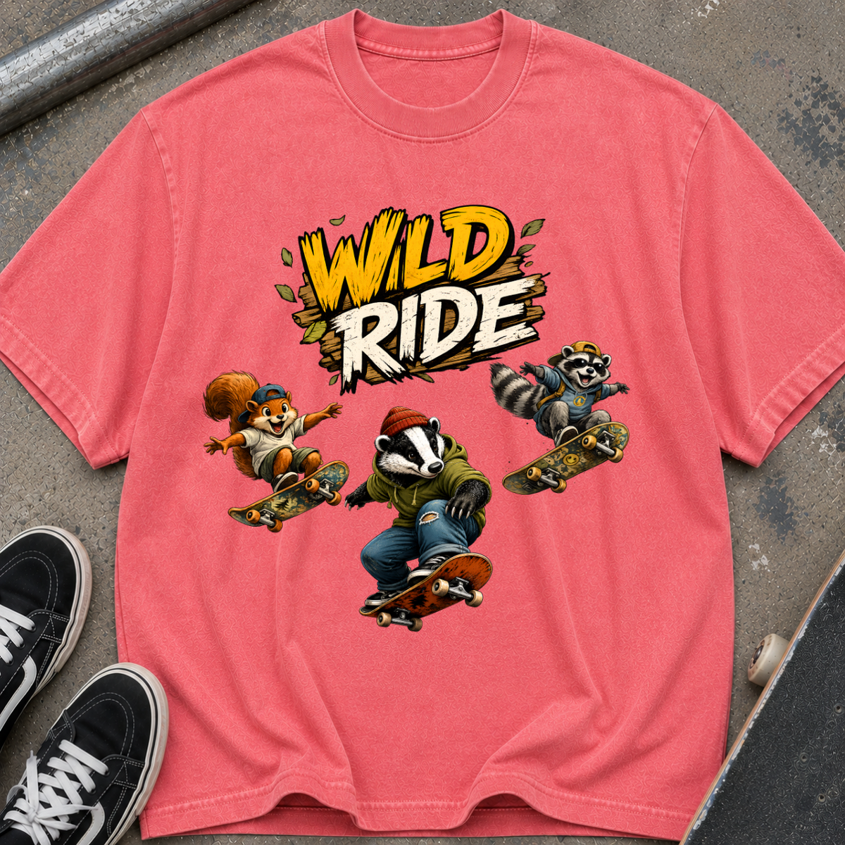 Wild Ride Skateboard T-Shirt