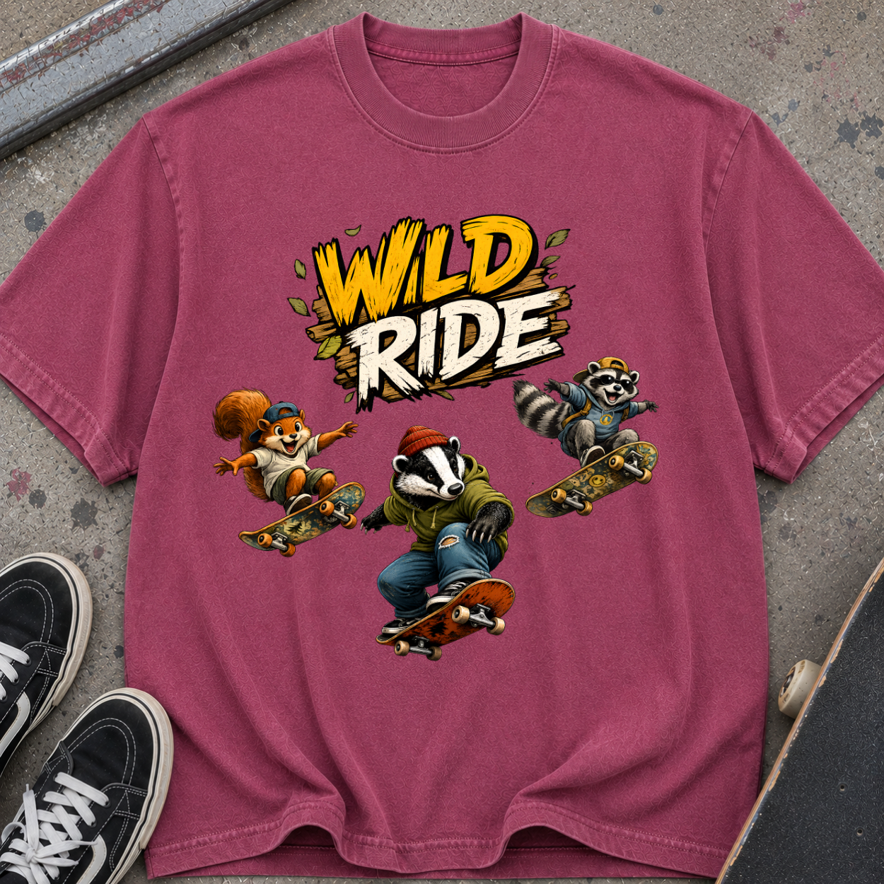 Wild Ride Skateboard T-Shirt