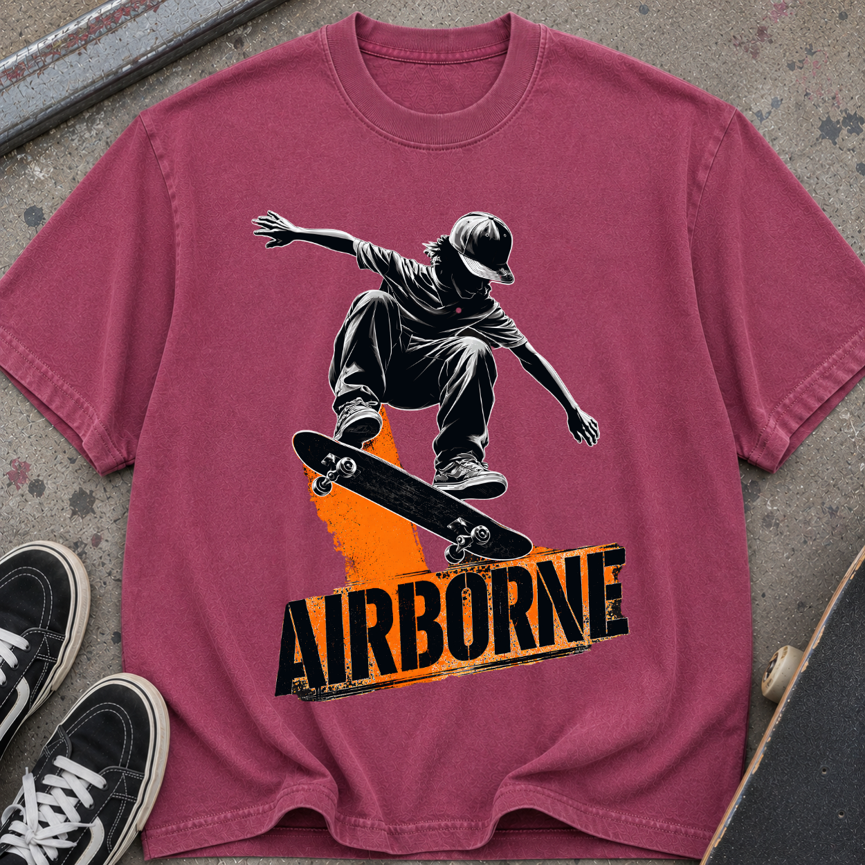 Airborne Skateboard T-Shirt