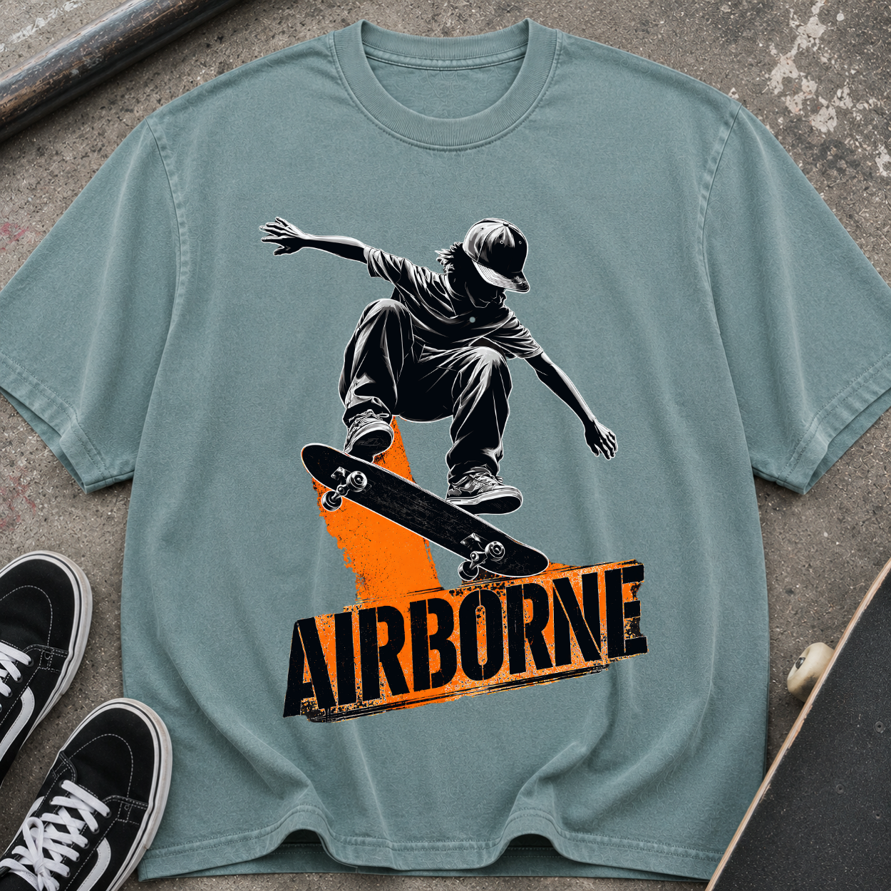 Airborne Skateboard T-Shirt