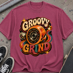 Groovy Grind Retro Vinyl T-Shirt