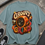 Groovy Grind Retro Vinyl T-Shirt