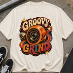 Groovy Grind Retro Vinyl T-Shirt