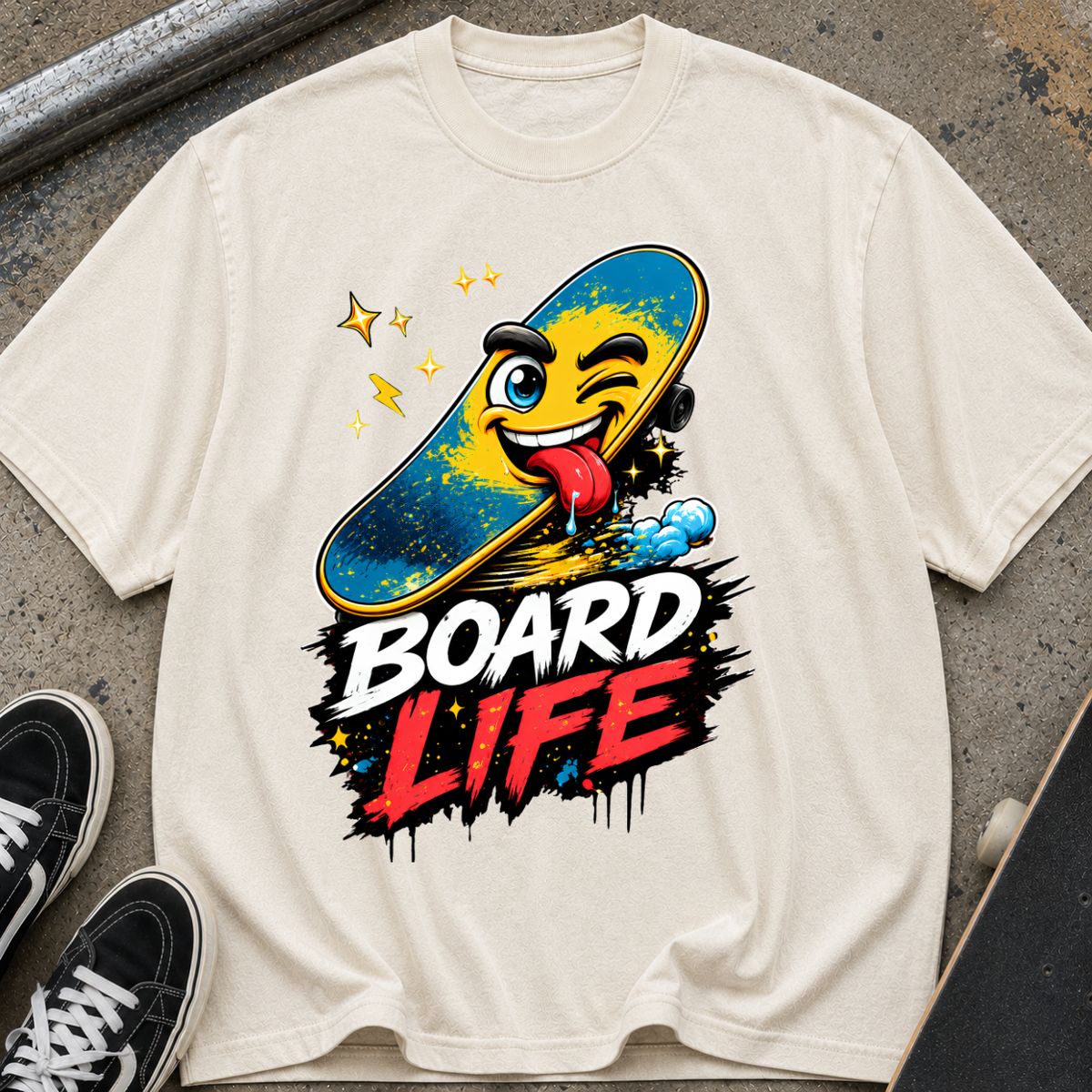 Board Life Skateboard Graphic T-Shirt