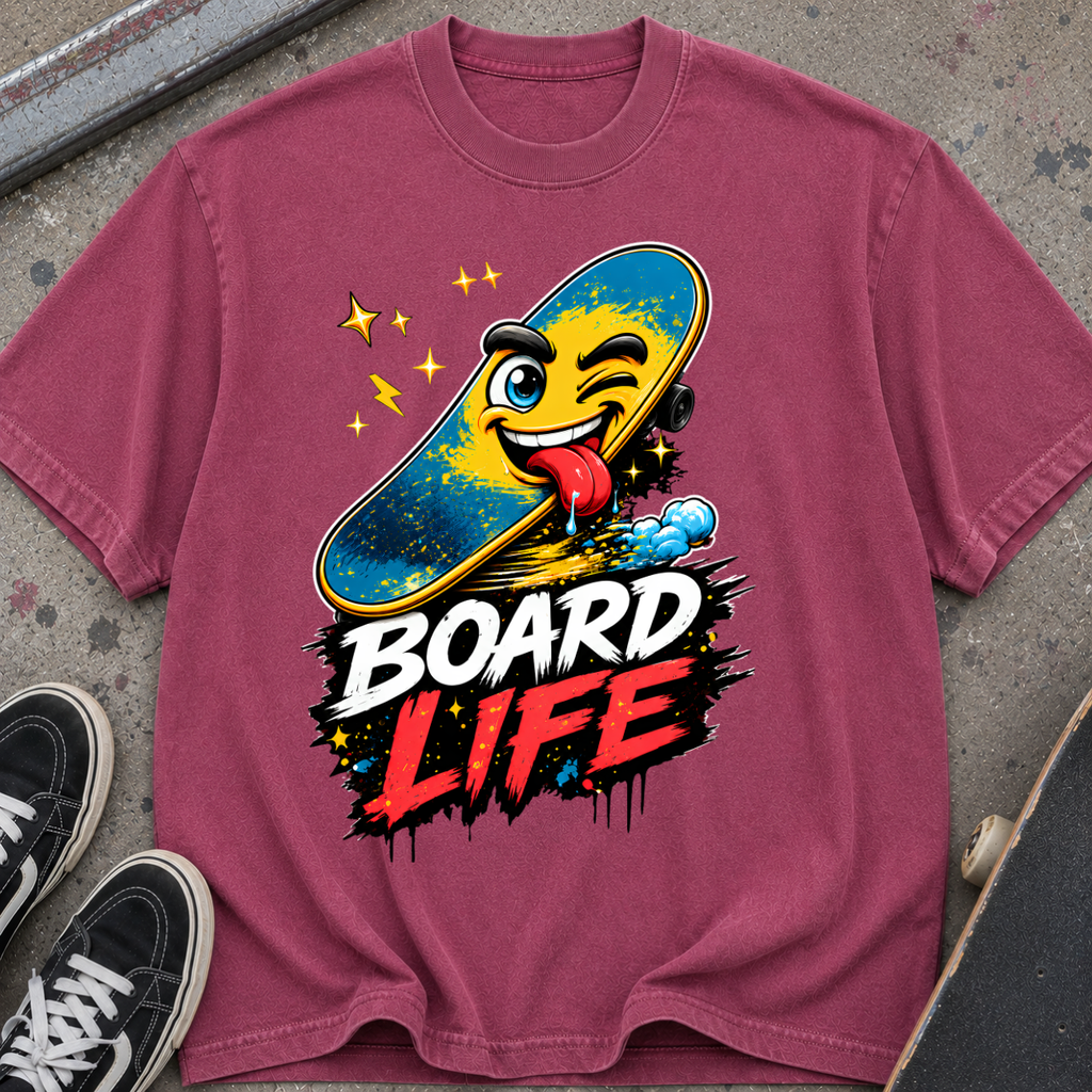 Board Life Skateboard Graphic T-Shirt