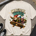 Magical Wheels Skateboard Gnomes T-Shirt