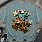 Magical Wheels Skateboard Gnomes T-Shirt