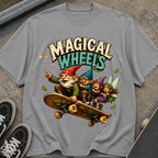 Magical Wheels Skateboard Gnomes T-Shirt