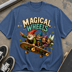 Magical Wheels Skateboard Gnomes T-Shirt