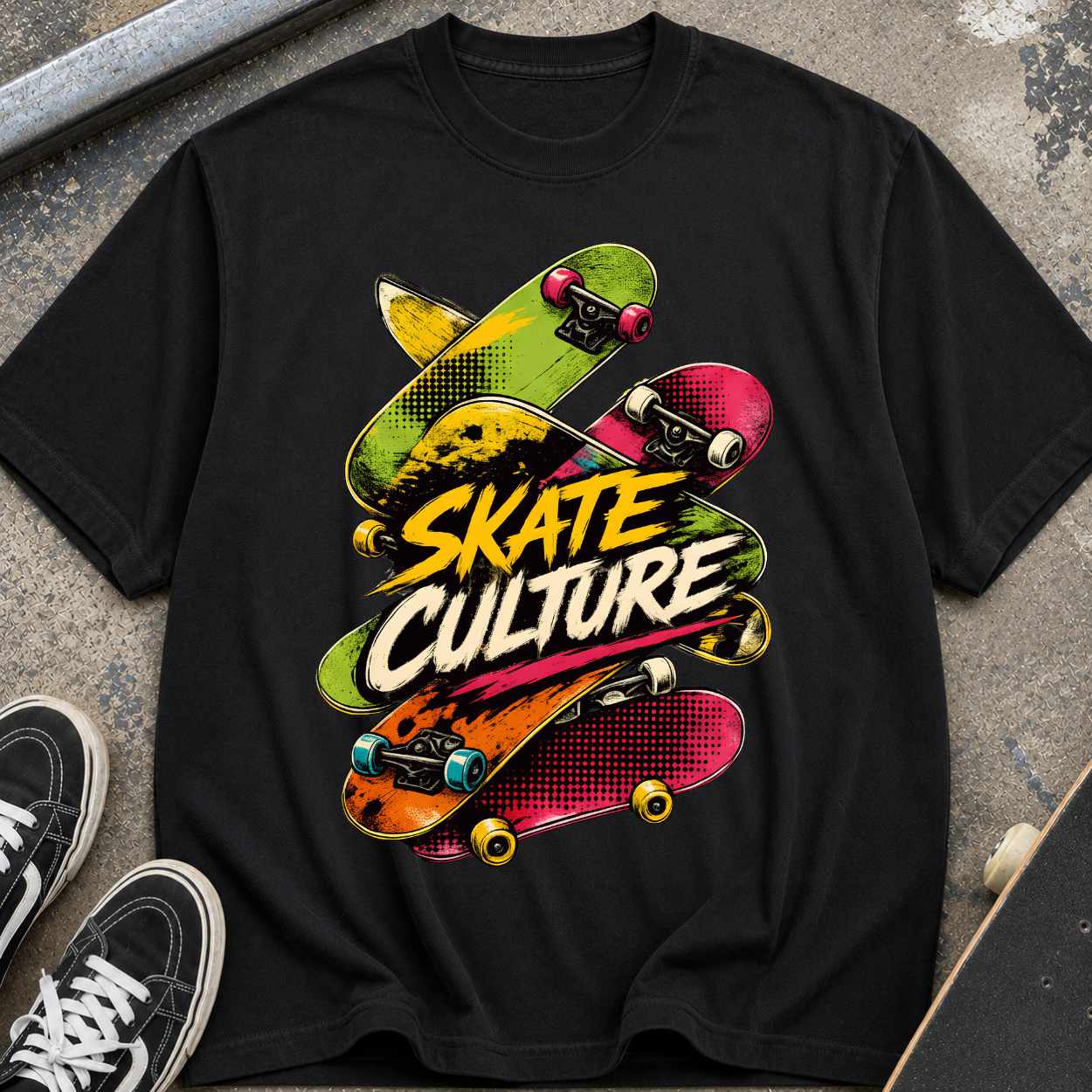 Skate Culture Graphic T-Shirt