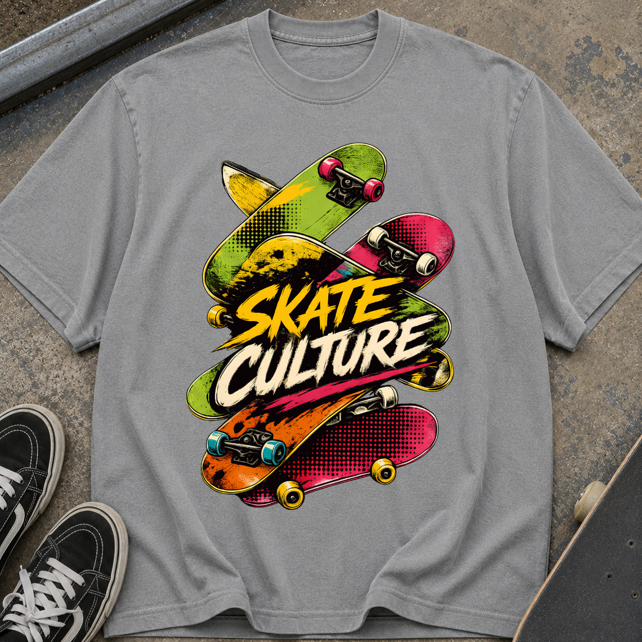 Skate Culture Graphic T-Shirt