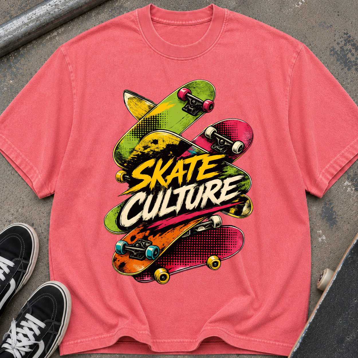 Skate Culture Graphic T-Shirt