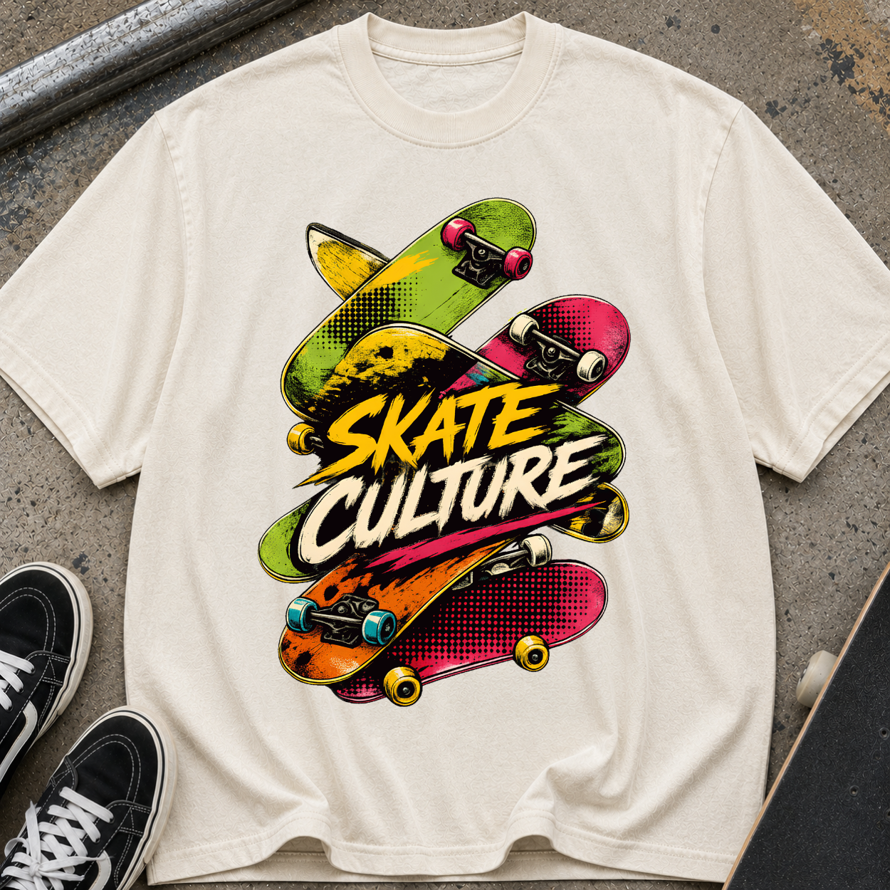 Skate Culture Graphic T-Shirt