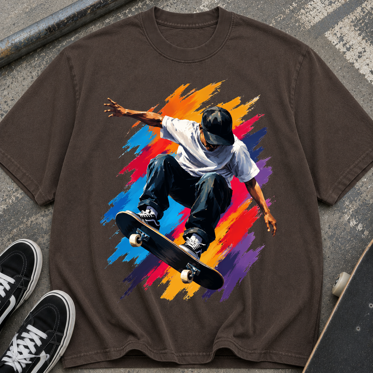 Skateboarder Action T-Shirt
