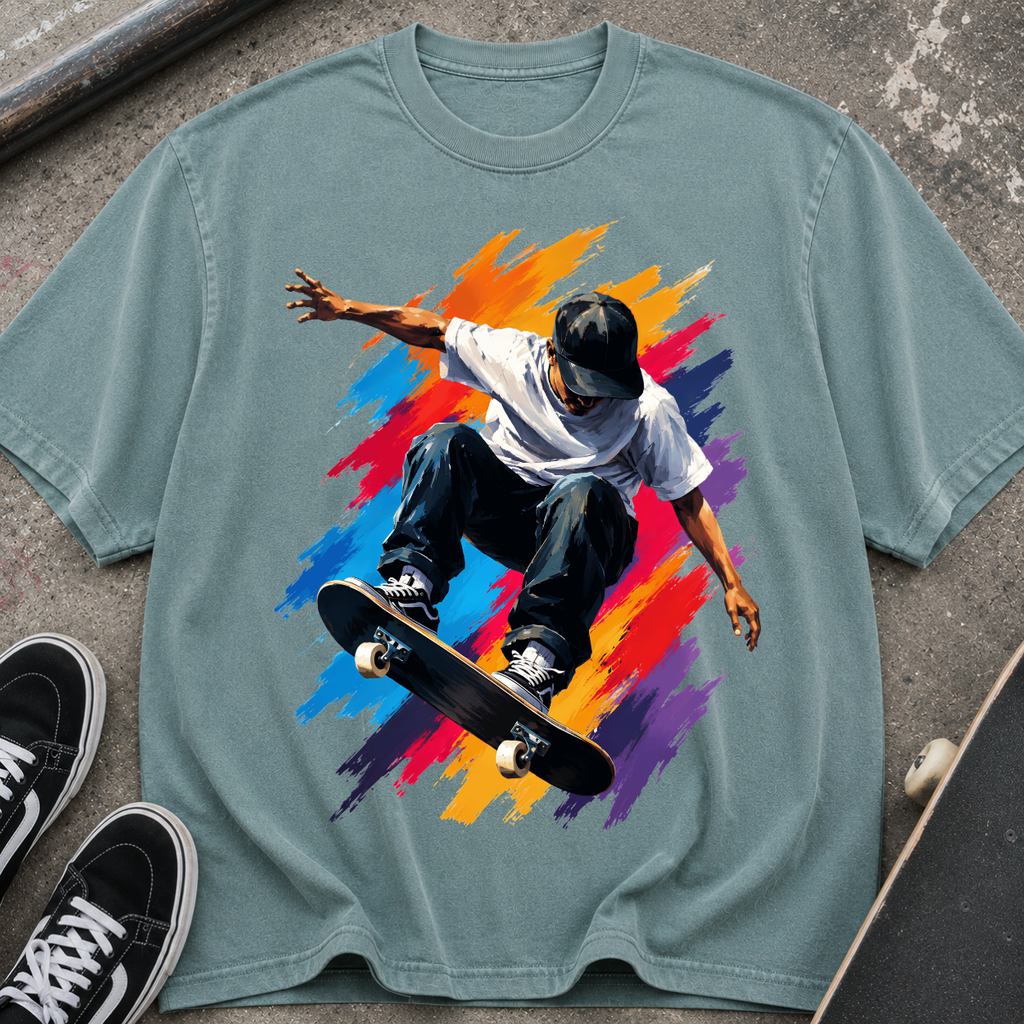 Skateboarder Action T-Shirt
