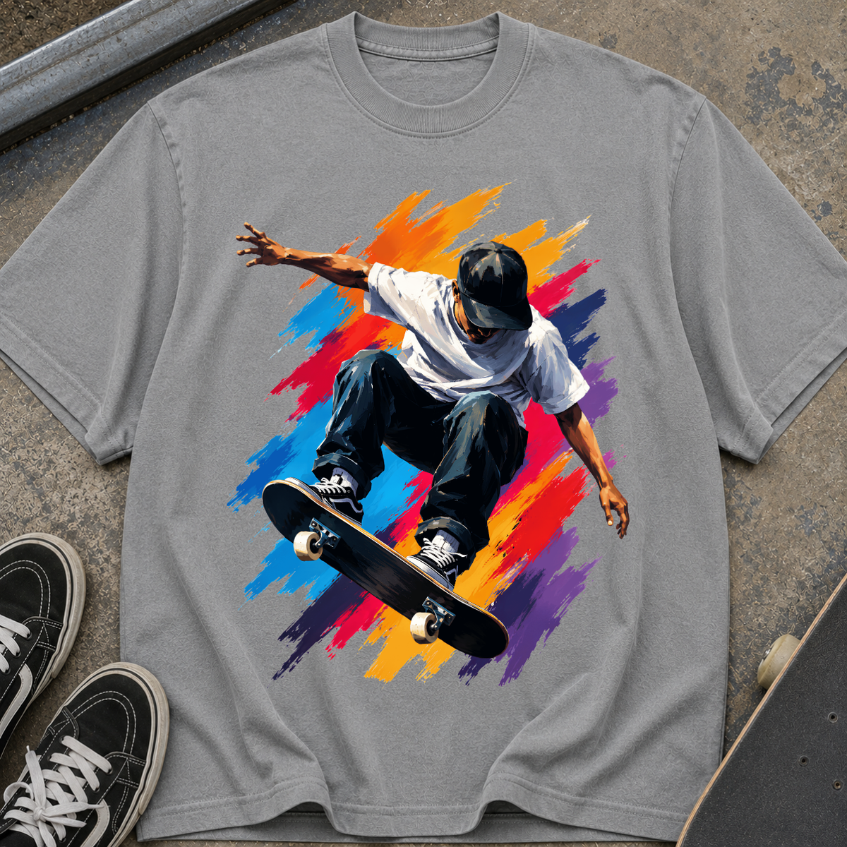 Skateboarder Action T-Shirt