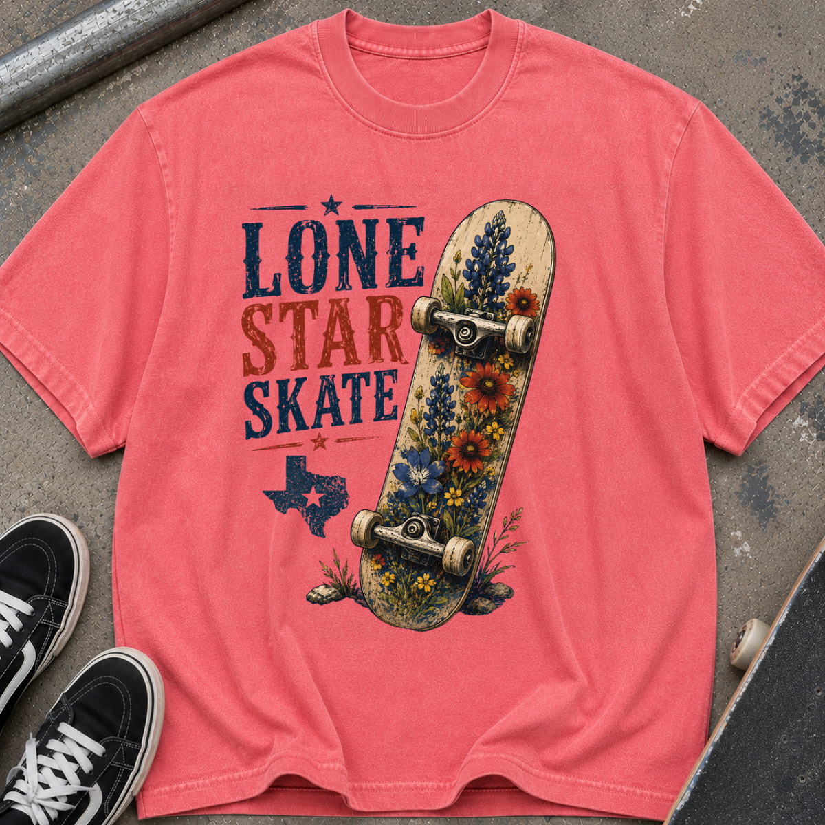 Lone Star Skateboard T-Shirt