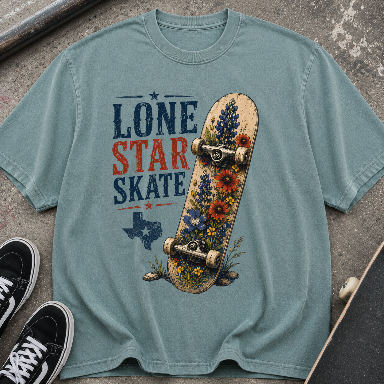Lone Star Skateboard T-Shirt