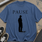 Pause Skateboard Silhouette T‑Shirt