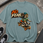 No Fear Skateboard Raccoon T-Shirt