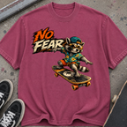 No Fear Skateboard Raccoon T-Shirt