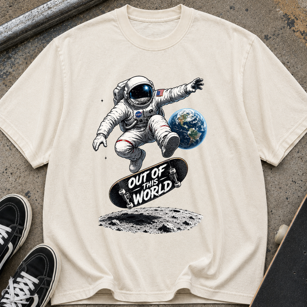Astronaut Skateboard T-Shirt