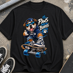 Skateboarding Pug T-Shirt
