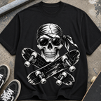 Skull & Crossed Skateboards Tee