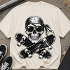 Skull & Crossed Skateboards Tee