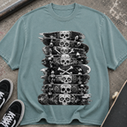Skateboard Skull Stack T-Shirt