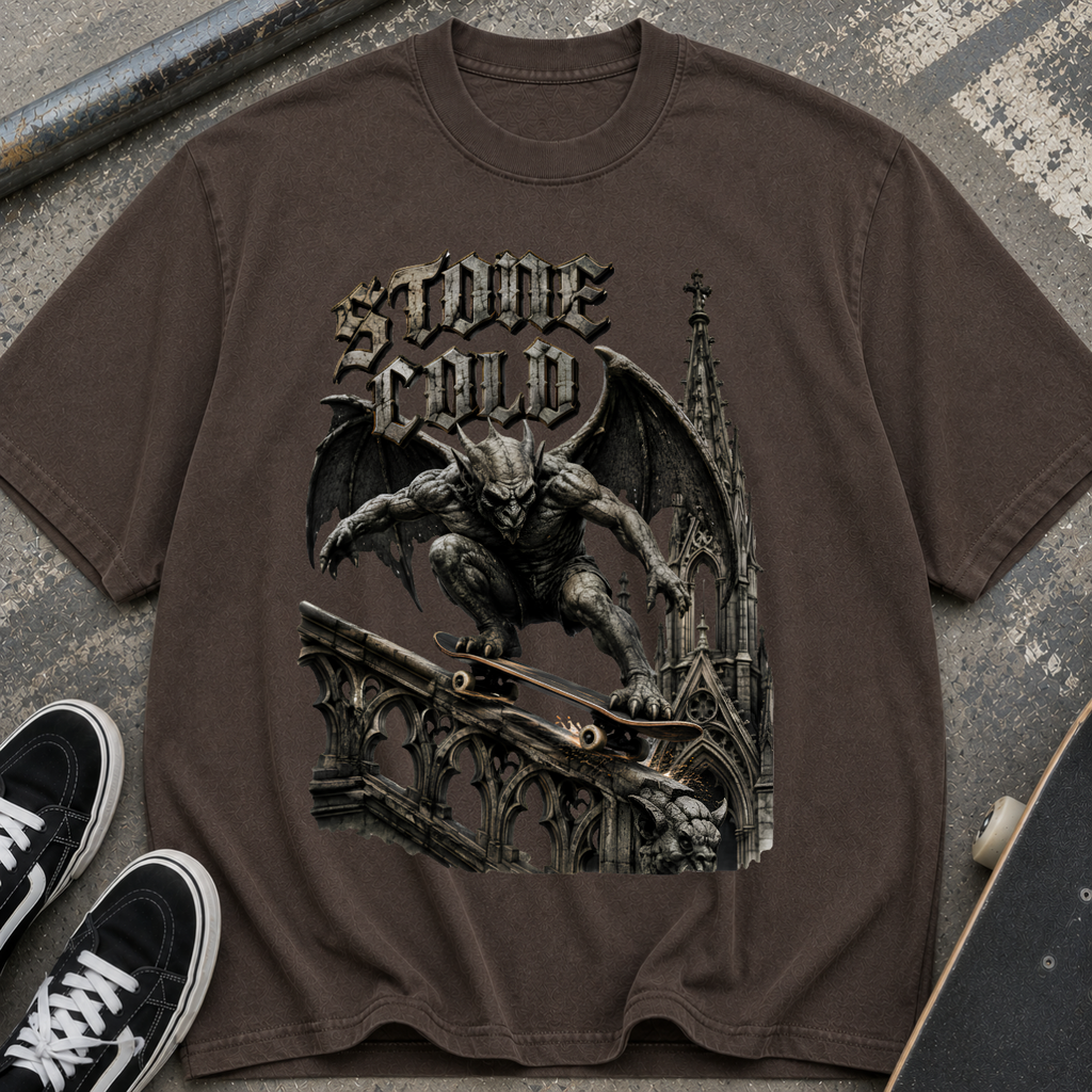 Stone Cold Gothic Gargoyle T-Shirt
