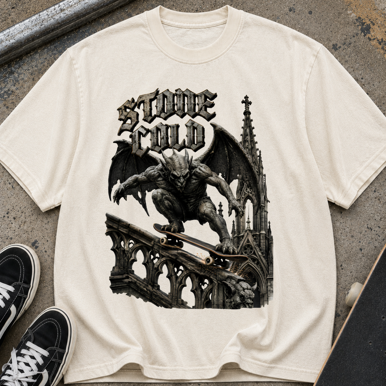 Stone Cold Gothic Gargoyle T-Shirt
