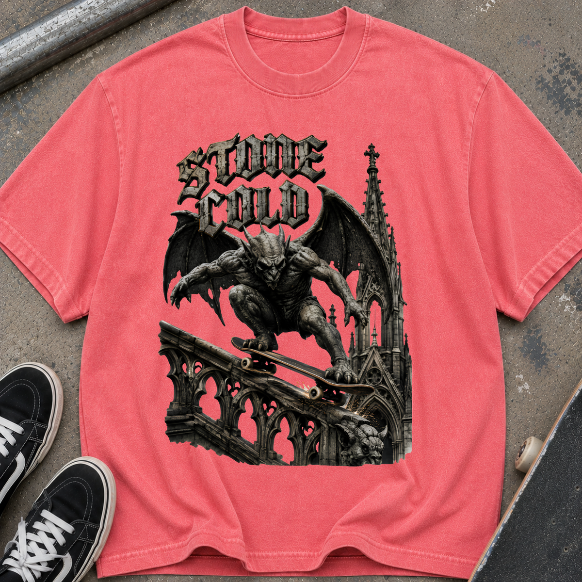 Stone Cold Gothic Gargoyle T-Shirt