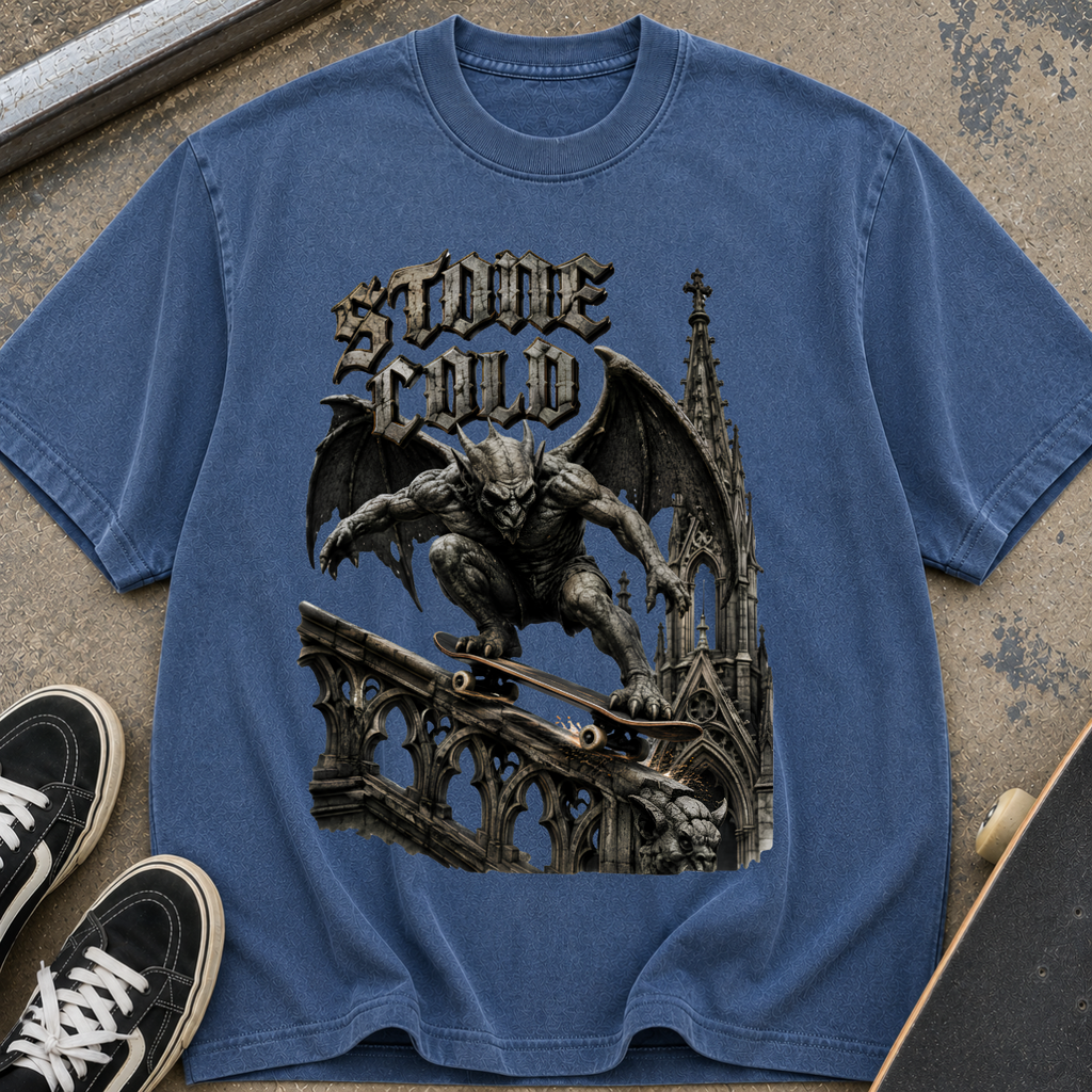 Stone Cold Gothic Gargoyle T-Shirt