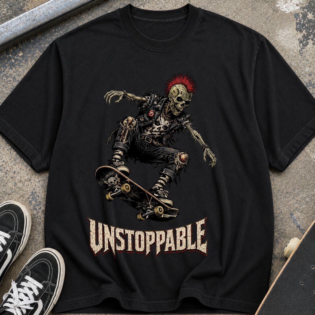Skateboard Zombie Tee