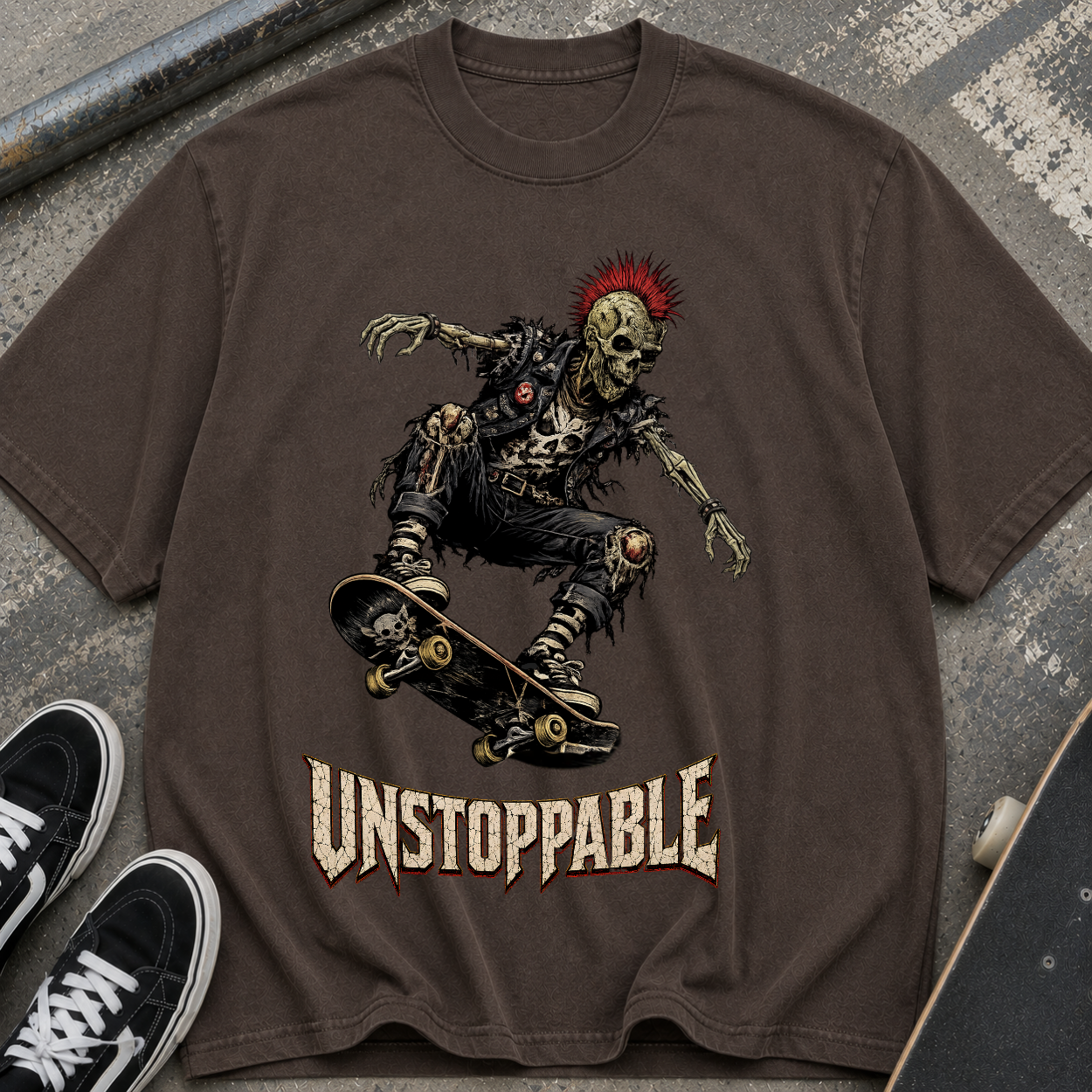 Skateboard Zombie Tee