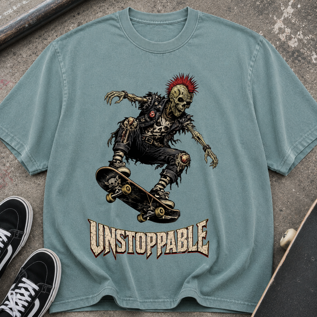 Skateboard Zombie Tee