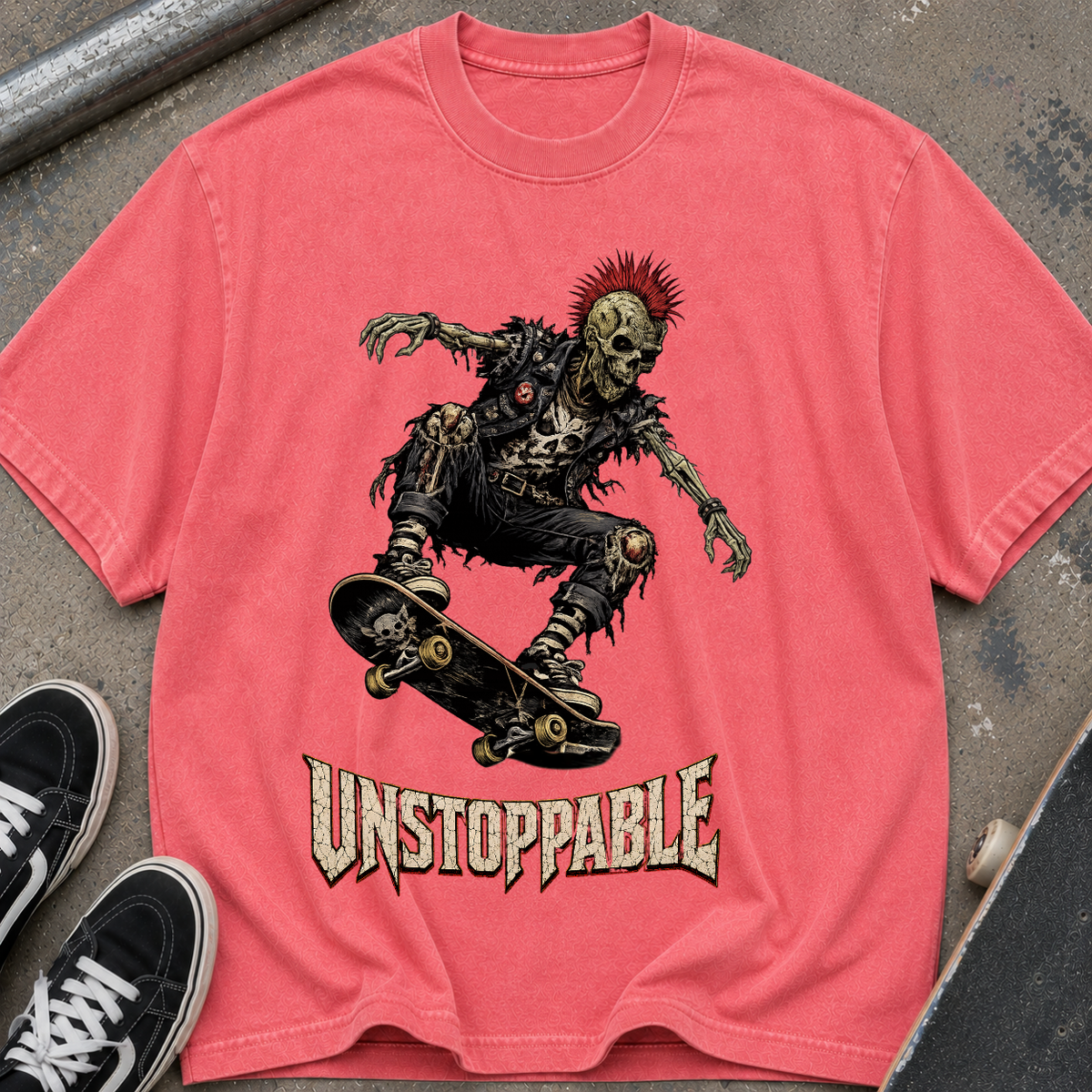 Skateboard Zombie Tee