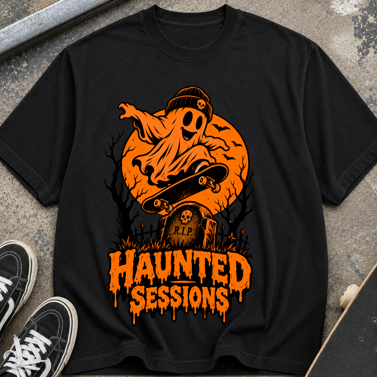 Haunted Sessions Skateboard Tee