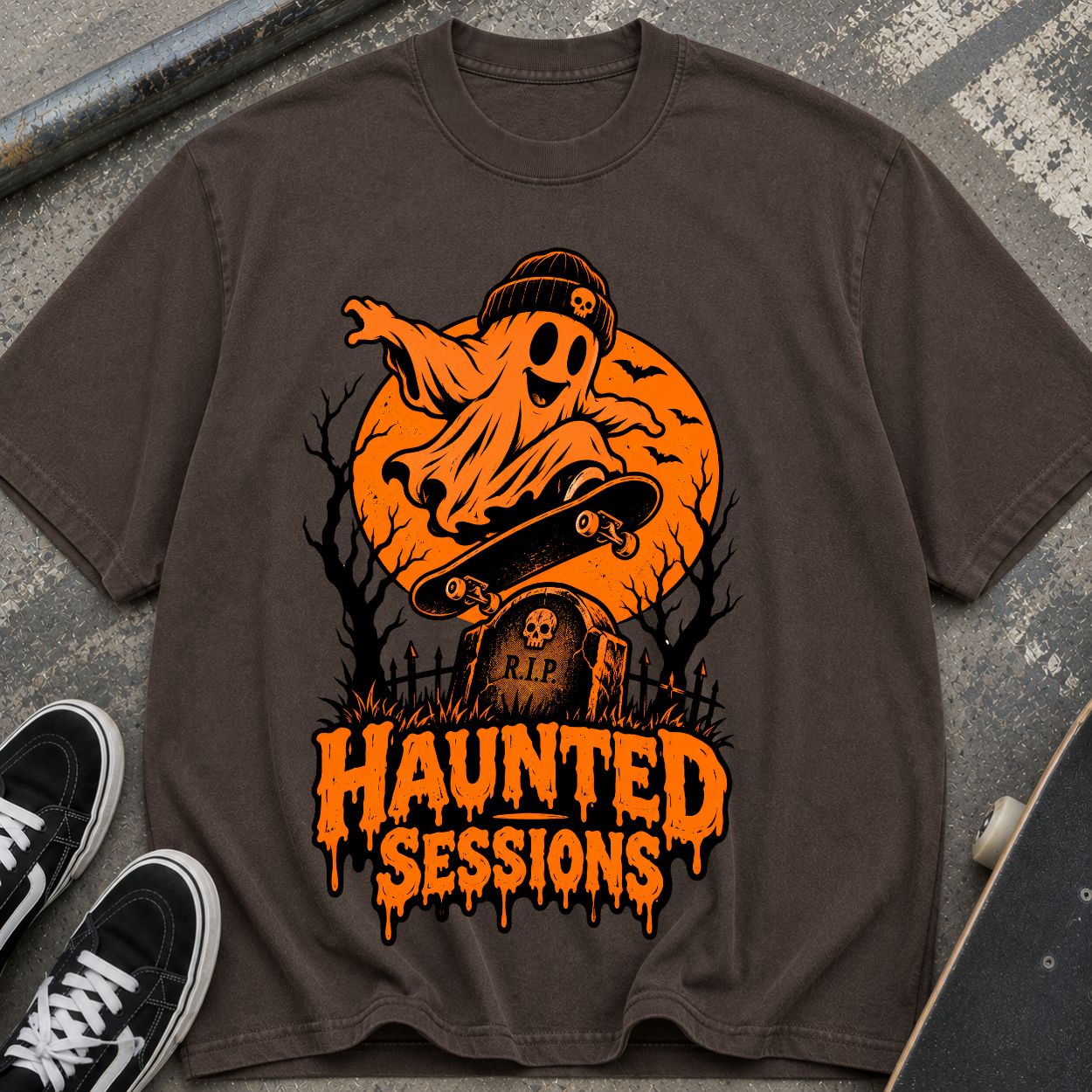 Haunted Sessions Skateboard Tee
