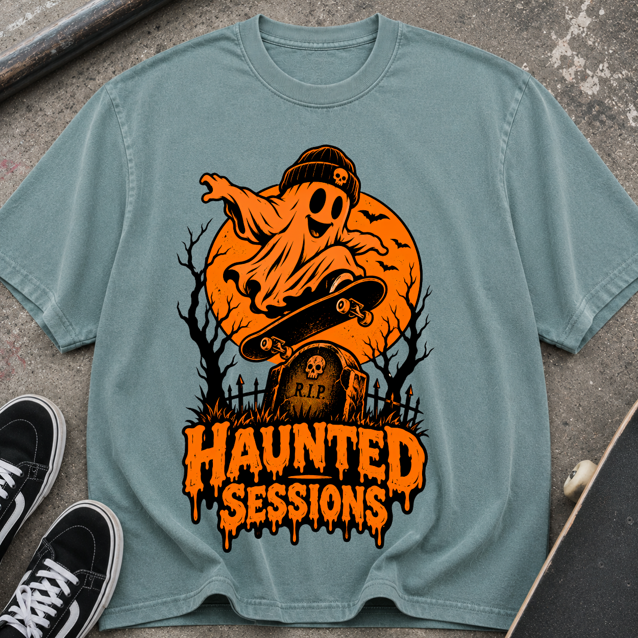 Haunted Sessions Skateboard Tee