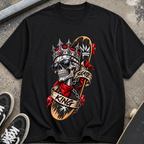 Skull King Skateboard T-Shirt